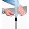 Nexel 4 Shelf Truck, Chrome, 48inW x 18inD x 69inH, Polyurethane Swivel Casters 168215 - alternate 5