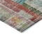 Homeroots 9' X 12' Terra Cotta Green And Brown Striped Washable Indoor Outdoor Area Rug 603525 - alternate 6