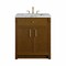 James Martin Vanities Bellshire 30" Single Vanity, Honey Oak w/ 3 CM Carrara Marble Top 660-V30-HNO-3CAR - alternate 1