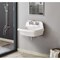 Kingston Brass 24" Ceramic Wall Mount Bathroom Sink, 8-Inch, 2 Hole, Glossy White GPLWS241715 - alternate 5