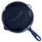 Megachef Round 10.25 Inch Enameled Cast Iron Skillet in Gradient Dark Blue 750124524M - alternate 4