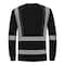 Protectx Long Sleeve T-Shirt, 92% Polyester, 8% Spandex, Black, M ST-ESM155-LS-BK-M-01 - alternate 1