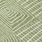 Homeroots 8' Green And Ivory Round Geometric Washable Indoor Outdoor Area Rug 596922 - alternate 7