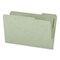 Pendaflex HD Pressboard Fastener Folders, 2/5-Cut Tab: Right, Expands 2", 2 Fasteners, Legal, Gray/Green, 25PK 1006938 - alternate 1
