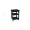 Homeroots 28" Dark Green Solid Wood Nightstand 548318 - alternate 4