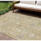 Homeroots 8' X 10' Gold Ivory And Gray Oriental Washable Indoor Outdoor Area Rug 598043 - alternate 1