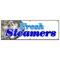 Signmission FRESH STEAMERS BANNER SIGN seafood oysters clams bottom dwellers B-72 Fresh Steamers - alternate 1