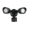 Nuvo LED Security Light Dual Head Motion Sensor Included Black Finish 3000K 65/715 - alternate 1