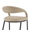 Homeroots 30" Beige and Black Faux Leather and Iron Low Back Bar Height Bar Chair 569187 - alternate 7