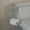 Basicwise Chrome Over the Tank 2 Slots Toilet Tissue Paper Holder Organizer for Bathroom Storage, Set of 2 QI004449.2 - alternate 9