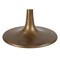 Homeroots 36" Modern White Marble and Burnished Gold Pedestal Bistro Table 394606 - alternate 10