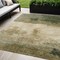 Homeroots 5' X 8' Fern Green And Beige Abstract Washable Indoor Outdoor Area Rug 603018 - alternate 1