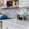 Apollo Tile White Gray 10x12 Equator, Thassos Marble Polished Floor and Wall Mosaic Tile 4.04 sqft/case, 5PK APLMRM88R05A - alternate 8
