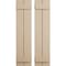 Ekena Millwork Rustic Two Board Joined Board-n-Batten Rough Sawn Faux Wood Shutters, 11W x 36H, PR SHUBJS11X36RSPR - alternate 1