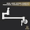 Anzzi Marca 360-Degree 24 in. Dual Swivel Pot Filler in Matte White KF-AZ259WH - alternate 6