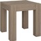 Homeroots 22" Gray Wood Square End Table 544224 - alternate 8