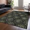 Homeroots 5' X 8' Green Gray And Charcoal Medallion Washable Indoor Outdoor Area Rug 587705 - alternate 8