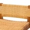 Bali & Pari Asgart Bohemian Natural Rattan and Mahogany Wood Bar Stool 251-13848-ZORO - alternate 4