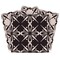 Homeroots 12" X 12" Gray and Black The Clover Peel and Stick Removable Tiles 556439 - alternate 1