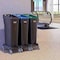Suncast Commercial 23-Gallon Multi-Stream Trash Can, 3-Pack; Blue/Green/Black, 3PK TCN2030MS3PK - alternate 4