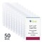 C-Line Products 2Pocket Laminated Paper Portfolio with 3Hole Punch, Bright Pink, 25PK 06318 - alternate 1