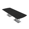 Skutchi Designs Arc Rectangle Meeting Room Table, 45 in W, 144 in L, Black HAR-AREC-48x144-DOU-U999ST19 - alternate 1