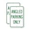 Signmission Angle Parking Only, 18'' X 24'' 2 Signs, Heavy Gauge Aluminum, 2PK A-1824-2PACK-24344 - alternate 1