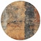 Homeroots 8' Copper And Black Round Abstract Washable Indoor Outdoor Area Rug 606070 - alternate 6