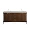 James Martin Vanities Kinnsden 72" Double Vanity, Sable Oak w/ 3 CM Lime Delight Silestone Top D680-V72-SBK-3LDL - alternate 1