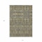 Homeroots 10' X 14' Blue and Orange Floral Washable Non Skid Indoor Outdoor Area Rug 564355 - alternate 7