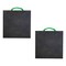 Mytee Products 18in x 18in x 3in Square Outrigger Pads w/ Rope Handle - High-Density, Black, 2PK ORP-181830x2 - alternate 16