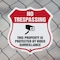 Signmission No Trespassing Shield Sign This Property, 12 inch X 12 inch, Plastic Sign, 2PK SHI-P-2PACK-12-424 - alternate 6