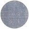 Homeroots 8' Denim Blue And Gray Round Oriental Washable Indoor Outdoor Area Rug 604715 - alternate 6
