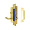 Ecs Hardware Durable Heavy Duty Mortise Lockset w/Lever US3 Polished Brass, 2-1/2in Backset Entrance, Right Handed ECSH-MLWL01-PB-SC1-RH - alternate 1