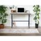 Homeroots 44" Brown and Black Solid Wood Writing Desk 489539 - alternate 4