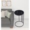 Homeroots 25" Black Veneer Round End Table 543900 - alternate 3