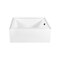 Kingston Brass 60-Inch Acrylic Rectangular 3-Wall Alcove Tub Combo w/ Waste and Overflow Drain, Right Hand Drain CVTAP603222R0 - alternate 1