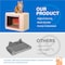Simple Deluxe FluffyDream Oven Cat Scratcher Board - Durable Lounge Bed for Cats - Indoor Scratch Pad and Play Ho GLOWPTSCRAOVEN01 - alternate 6