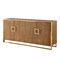 Homeroots 71" Brown Sideboard with Four Doors 545586 - alternate 1