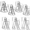 Wrightmaster 4.8 ft. Steel Lightweight Step Ladder, 8 ft. Reach w/Non-Marring Feet 300 lb. Capacity ZoroQHL5BT - alternate 9