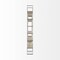 Homeroots Natural Iron and Solid Wood Six Tier Bookcase 392227 - alternate 8