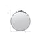 Homeroots 39" Black Crowned Top Iron Framed Accent Mirror 485047 - alternate 5