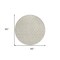 Homeroots 8' Beige And Ivory Round Geometric Washable Indoor Outdoor Area Rug 596077 - alternate 6