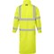 Ironwear 49" Hi Vis Flame Retardant Raincoat with Tuckaway Hood, Lime, Medium 9520FR-L-MD - alternate 4