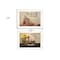 Homeroots Set Of Two Twice Blessed 1 White Framed Print Wall Art, 2PK 407090 - alternate 2