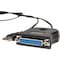 Rocstor 4 FT PARALLEL PRINTER CBL USB Y10C212-B1 - alternate 6