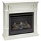 Duluth Forge Ventless Natural Gas Fireplace With Mantel - 26,000 BTU, Remote Control, White Finish DFS-300NR-3WT - alternate 6