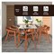 Leisuremod Rivo Collection Elegant Dining Chair in Dark Natural Wood, 4PK RC20LBR4 - alternate 8