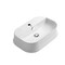 Whitehaus Collection Britannia Rectangular Above Mount Basin with Single Faucet Hole Drill B-SH09 - alternate 1