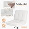 Simple Deluxe Bar Stools Set of 2, Armless Hydraulic Kitchen Height Counter Bar Stools, PU Leather Adjustable Swi 3A88CHAIR8100WHT02 - alternate 7